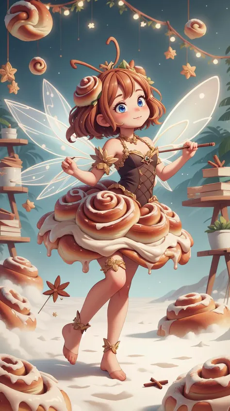 <lora:CinnamonBunStyle:1.0>CinnamonBunStyle fairy, (Masterpiece:1.3) (best quality:1.2) (high quality:1.1)