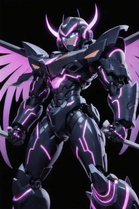 black angel robot in hong kong
manga neon horror