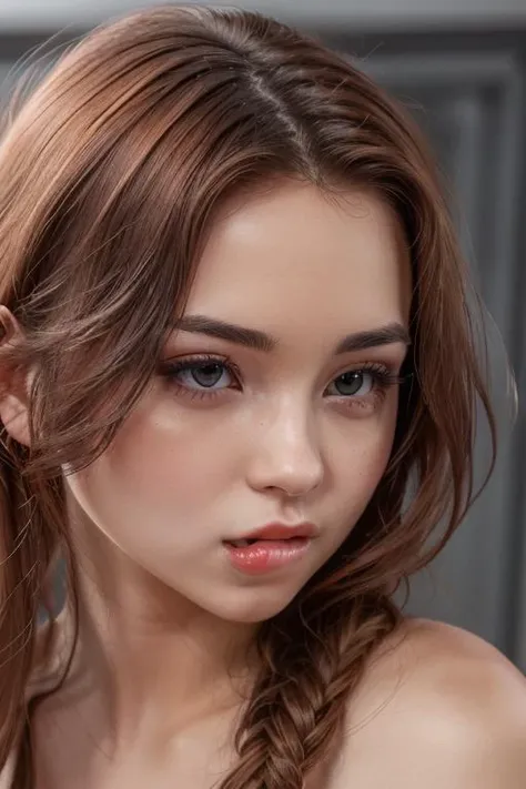 <lora:DDlipbit_v2-000001:0.75>, lip biting, playful, masterpiece, best quality, absurdres, highres, 4k, ray tracing, intricate details, highly detailed, (1girl:perfect face, cute, small breasts, long ginger hair, petite)