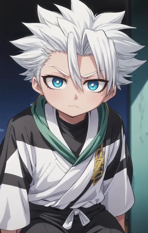 1 boy,more details in eyes,cute,looking at viewer, adorabel boy,cute face,details sky,handsome,young,juvenile, ((masterpiece:1.4,best quality)),multiple details, eyeshadow,sfw, <lora:hitsugaya_toushirou:0.6>,
hitsugaya_toushirou