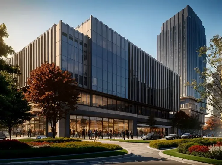 rendering of the new headquarters of the new york city police department