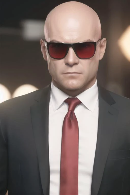 (With_no_beard:1.3),
red background behind him,
Standing at attention,
Black_suit,Black_jacket,shirt,sunglasses, 
<lora:Agent47_hitman-KK77-V1:0.8>,Red_tie,bald Head, blue_eyes,
1 old_Man, 50yo,male,looking at viewer,(angry:1.0),
NSFW,official art,extremel...