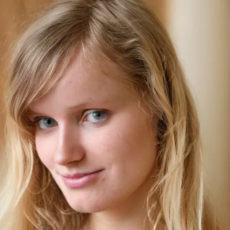 blond woman with blue eyes and long blond hair posing for a picture