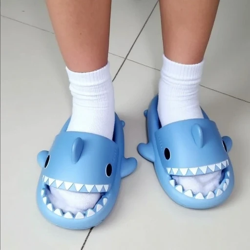 Shark slippers