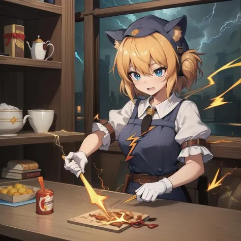 (gap (touhou)|workshop), honey, ferret <lora:LightningPunkAI:0.3> LightningPunkAI,