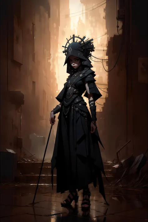 masterpiece, best quality, ultra high res, beautiful, visually stunning, elegant, incredible details,  award-winning painting,  (dark art:1.1), deep shadow, (dark theme:1.2),  <lora:derpd - TestStyle:1>, derpd, cane,