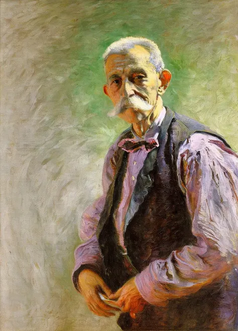 podkowinski portrait of an old man artist painter<lora:podkowinski:1>