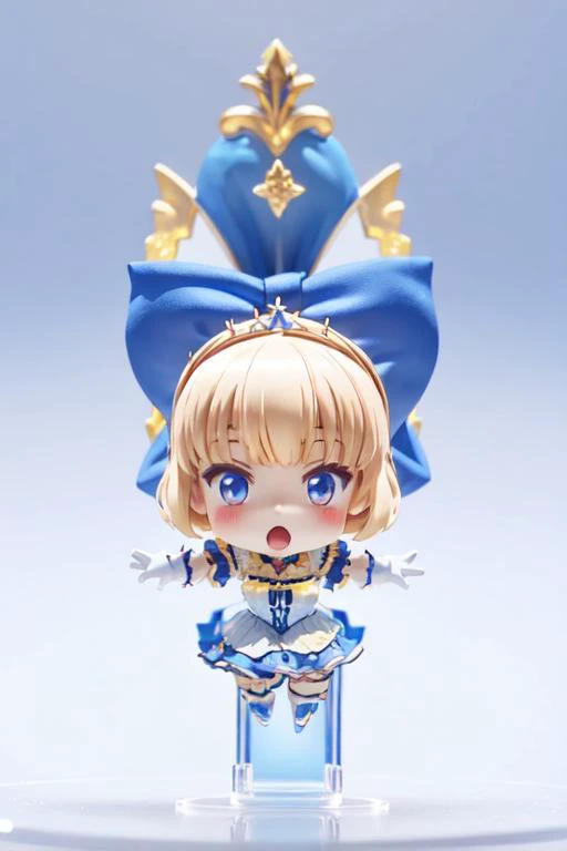 animemia,<lora:0005animemia:1>,<lora:blindbox_v1_mix:0.5>,full body,chibi,nendoroid,blue dress,solo,