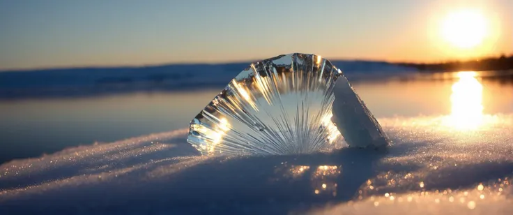 polar, ice crystals in the air, , a very small stone, , sunset , sunlight with godrays, , clear sky, , supernova, pulsar, ,
phot...