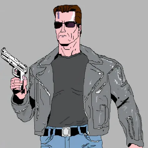 mspaint drawing of  the terminator with gun <lora:SDXL_MSPaint_Portrait:1>