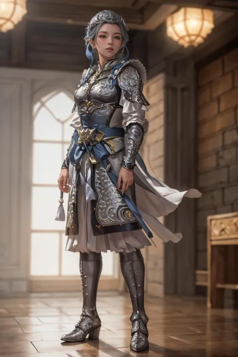 8K,highres,absurdres,masterpiece,best quality,original,extremely detailed CG,extremely detailed wallpaper,perfect lighting,<lyco:GoodHands-beta2:1>,1girl,blurry background,looking at viewer,standing on the stage,
<lora:HXarmour_005:0.8>, HXARMOUR,