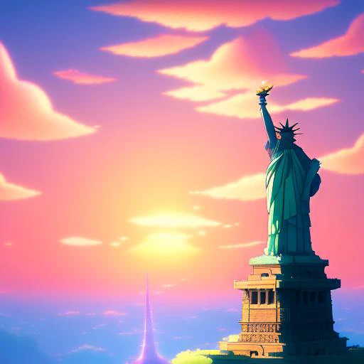 The Statue Of Liberty, by  WakasaKakiage15