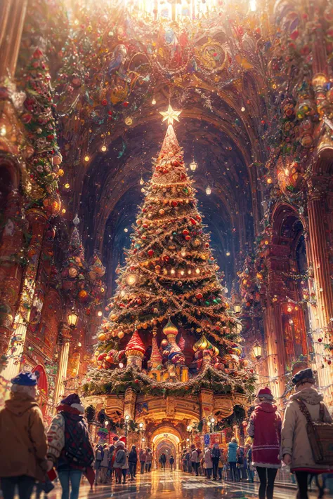 best quality, no humans, santa plush, short hair, christmas tree, vehicle, (tunnel, european architecture, moscow metro:1.3), scarf, extremely detailed, masterpieces <lora:detail_slider_v4:3> <lora:soapbubblefilm_lora_unetonly:0.6>