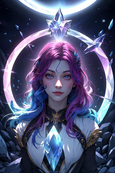 Enchanted Luminosity
Ethereal Shimmer
Mystical Radiance
Glowing Aura
Supernatural Gleam
Magical Radiance
Ephemeral Luminescence
halo
age 35, wizard,  crystal wasteland, gem, jewel, ruby, rainbow hair