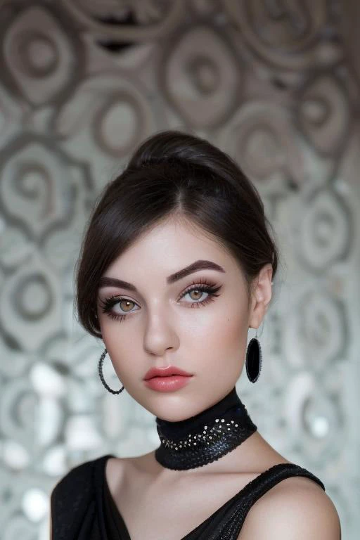 centered, head and shoulder portrait, 1girl, solo, 23yo, instagram photo, photo of Elara, high cheeckbones, onyx lashes, charming, mesmerizing, alluring, detailed background <lora:SashaGrey:0.8>