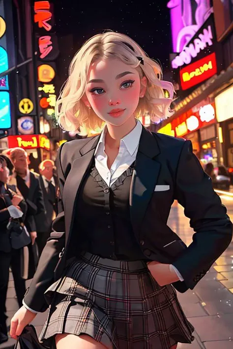 Merger_allaura_sea,
(walking down Hollywood boulevard, a busy street scene, public, bustling, crowds, wearing a skirt and blazer:1.2),
bokeh, f1.4, 40mm, photorealistic, raw, 8k, textured skin, skin pores, intricate details  <lora:epi_noiseoffset2:1>, epiC...