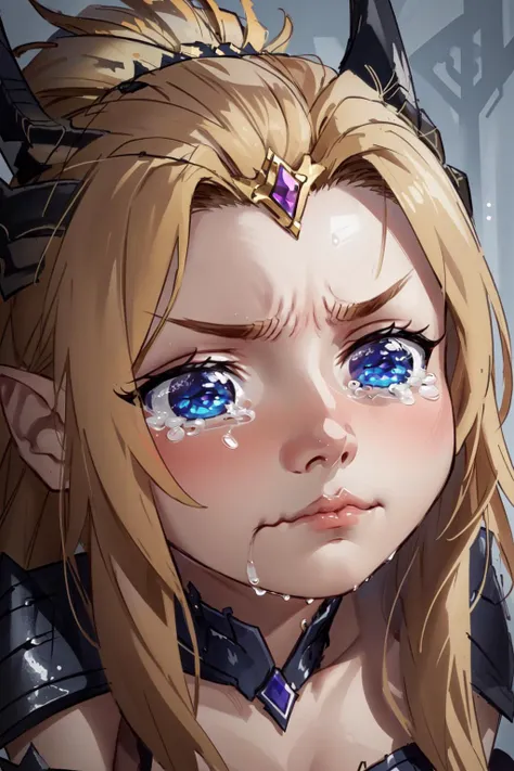 (masterpiece, best quality),  intricate details, 
1girl,  <lora:dragon_sorceress_zyra:0.8> dragon sorceress zyra,  
 <lora:aqua_crying_meme:0.6>closed mouth, tears, wavy mouth, tearing up, pout, :i, meme, :t, parody, frown, v-shaped eyebrows, crying, sad, ...