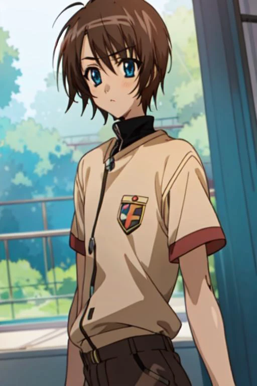 (best quality:1.1), (masterpiece:1.4), game cg, , , depth of field, , (anime:1.4), 1boy, solo, male focus, <lora:junichi_nagase:0.88>, junichi_nagase, brown hair, blue eyes, short hair, cargo pants, , fantasy,