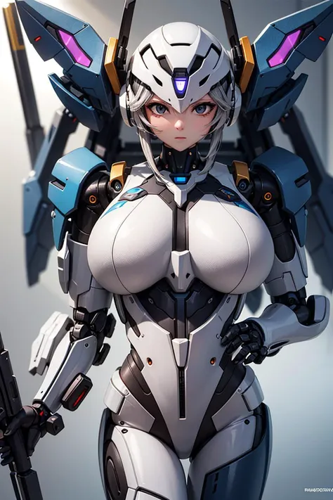 (masterpiece), best quality, high resolution, highly detailed, detailed background, perfect lighting, sci-fi, mecha, humanoid robot, 1girl