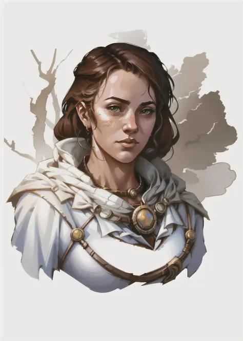 rpp, portrait of a young female mage, illustration, concept art, in the style of greg rutkowski, <lora:dnd_portrait:0.7>