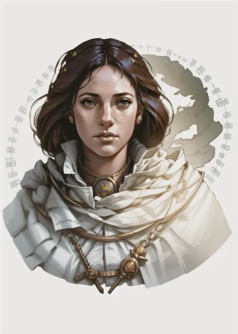 rpp, portrait of a young female mage, illustration, concept art, in the style of greg rutkowski, <lora:dnd_portrait:0.7>