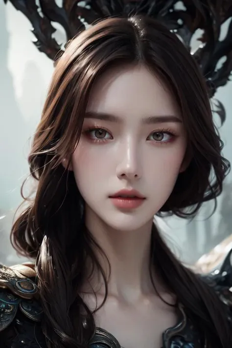 (otherworldly), highly insanely detailed, masterpiece, top quality, best quality, highres, 4k, 8k, RAW photo, (very aesthetic, beautiful and aesthetic), 1girl, solo, <lora:yufeng1939-skin-face-tweak:0.5>, close-up, face close up, (fantasy world)âââ