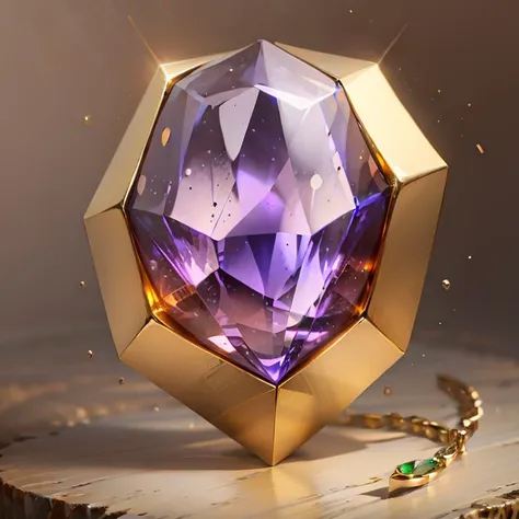 ((masterpiece,best quality)), absurdres, <lora:Spiritual_Stones_Zelda_v2:0.7>, Kokiris_Emerald, purple gemstone,