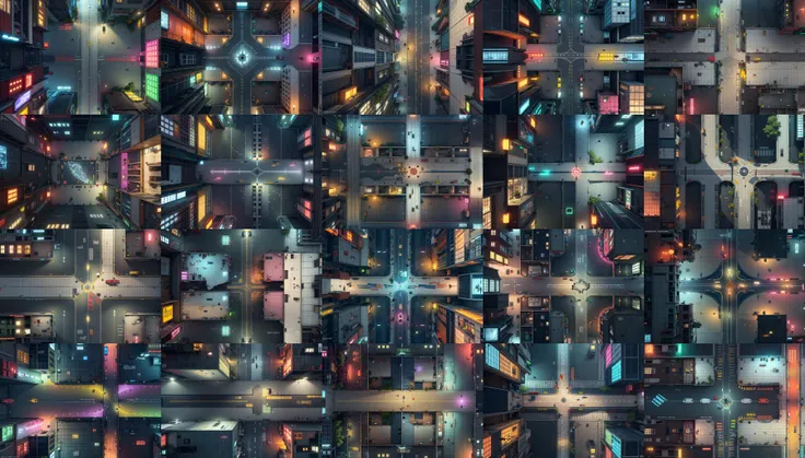 Table Rpg / D&D Maps - Futuristic City (Op1)