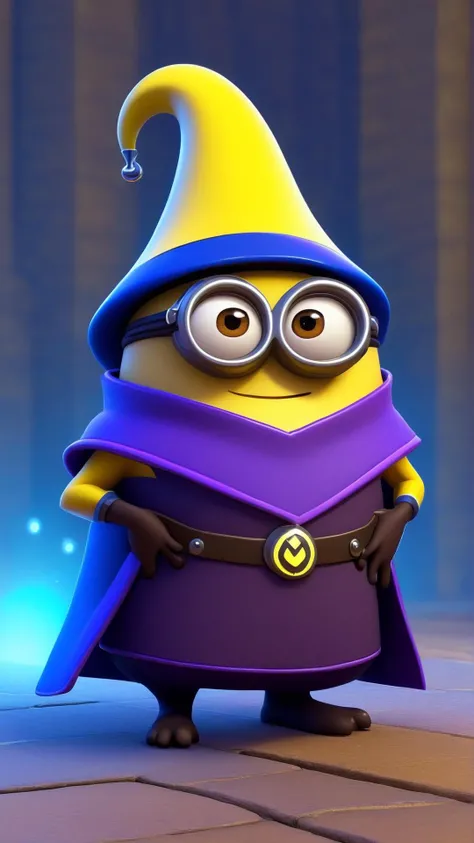 <lora:MinionStyleXL:1.3> MinionStyle wizard as a minion, 3D, pixar, CG, (colorful:1.2)