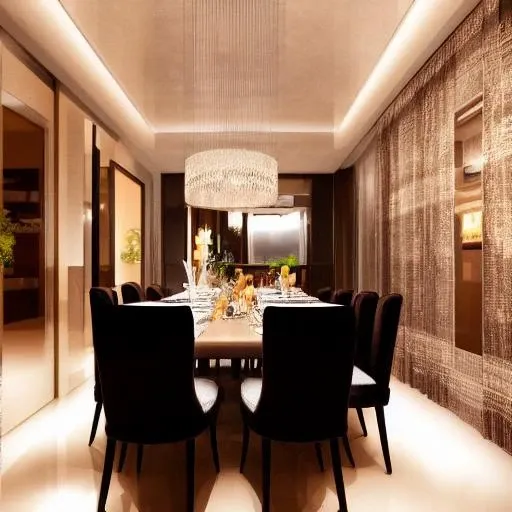 <hypernet:gdminthn9k:1> a luxury modern interior design, dining room