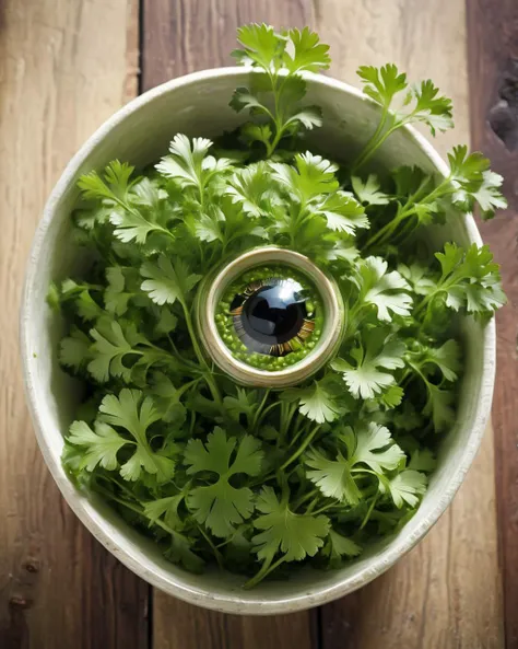 Cilantro (Coriander),  <lora:Pixel_vision:1> Pixel_vision