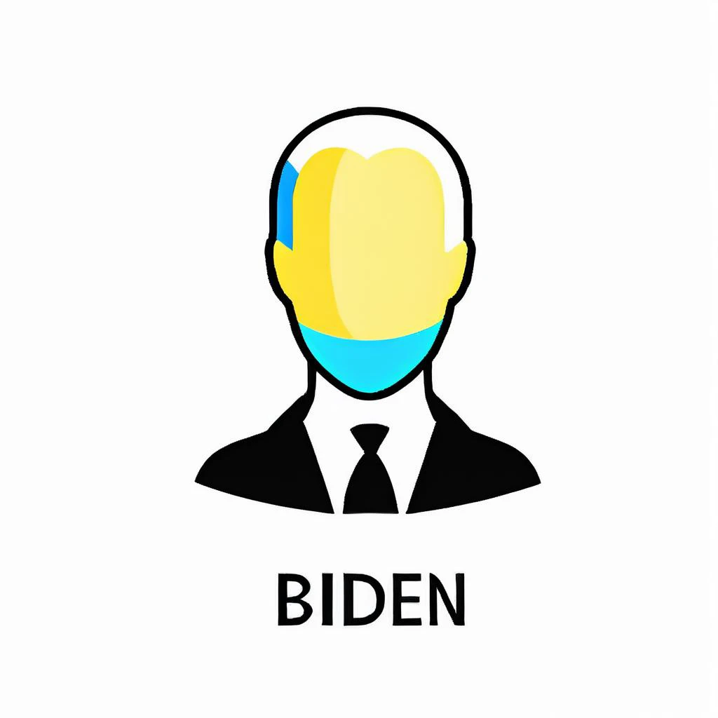 concept art Minimalism (icon),Black theme,Biden,colorful,best quality,<lora:icon-test:1> . digital artwork, illustrative, painterly, matte painting, highly detailed