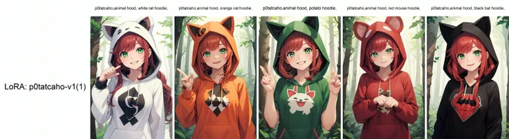 Potat animal hoodie