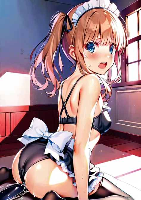 masterpiece,best quality,highly detailed,ultra detailed,detailed face,
1girl,(sawamura spencer eriri:1.2),solo,thighhighs,twintails,blue eyes,(long hair:1.2),hair ribbon,ribbon,looking at viewer,blonde hair,blush,brown hair,black ribbon,<lora:Misaki Kurehi...