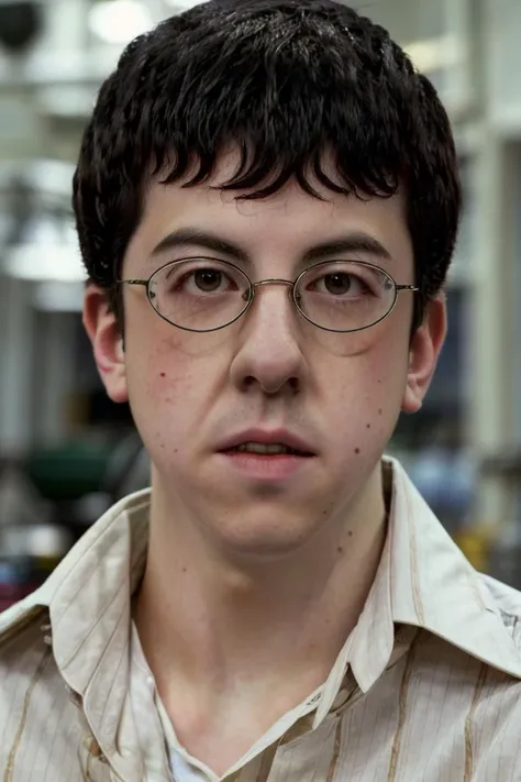 <lora:Mclovin:0.8>, (best quality:1.1), photo of Mclovin, simple background, sharp focus, 8k, studio lighting, photo realistic, highly detailed, canon R5, 50mm focal length, f/5.6. (highly detailed skin:1.2)