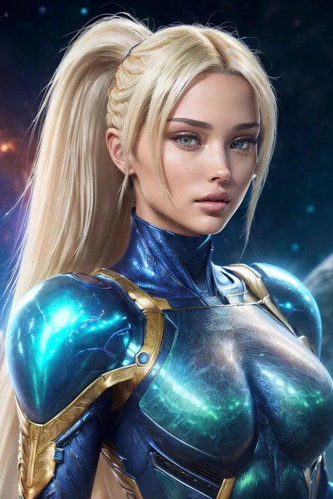 photo of S093_MariPashaeva, a beautiful woman, as (Samus Aran), on an (alien-planet:1.2), wearing a (Metroid-suit), (8k, RAW photo, best quality, depth of field, ultra high res:1.2), (absurdres, intricate, photorealistic, masterpiece, ultra-detailed, Unrea...