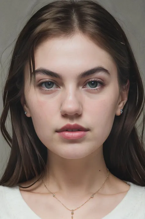 futuraholly10000v5, Portrait of pretty young 18 year-old Caucasian woman in a high neck sweater, BREAK <lora:epi_noiseoffset2:1> BREAK (magazine cover:1.07), dainty diamond necklace BREAK (masterpiece, extremely detailed skin, photorealistic, heavy shadow,...