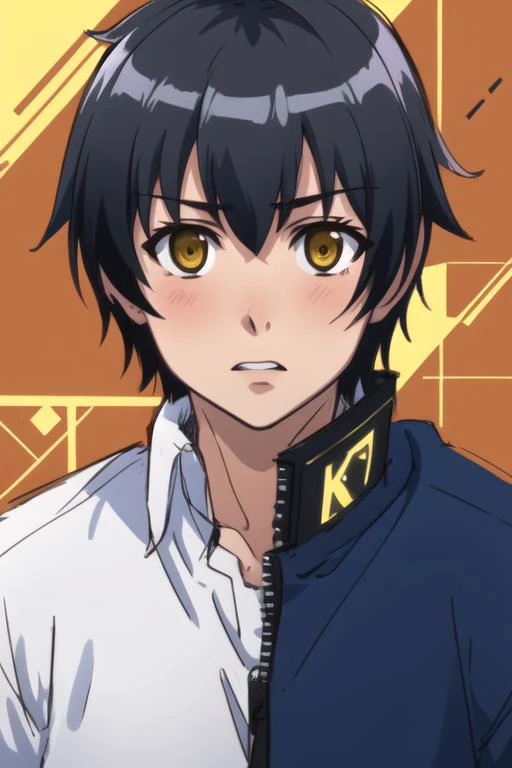 masterpiece, best quality, sketch, 1boy, solo, male focus, looking at viewer, , depth of field, anime coloring, , <lora:ryousuke_kaga:0.70>, ryousuke_kaga, black hair, yellow eyes, , , biopunk, 2k resolution