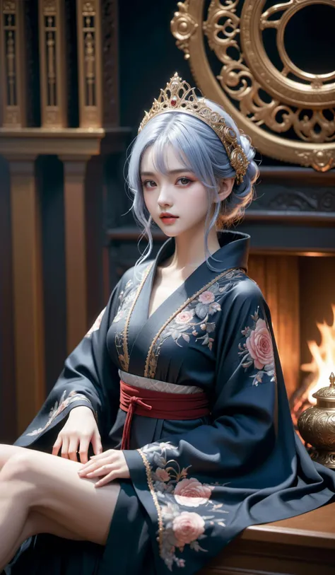 (Best quality,masterpiece,ultra realistic:1.3), (extremely intricate masterful beautiful:1.3),(hyperrealistic photography,Panorama,photorealistic:1.4),(extremely ultra-detailed),RAW, (natural skin, detailed skin),(skindentation:0.3),(Rococo:1.4),(Art Nouve...