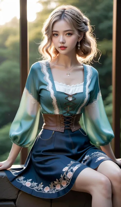 (Best quality,masterpiece,ultra realistic:1.3), (extremely intricate masterful beautiful:1.3),(hyperrealistic photography,Panorama,photorealistic:1.4),(extremely ultra-detailed),RAW, (natural skin, detailed skin),(skindentation:0.3),(Rococo:1.4),(Art Nouve...