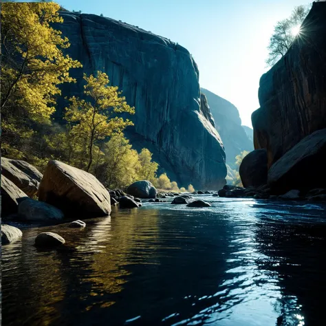 (((by a river with lorelei rock in the background))), volumetric lighting, vibrant colors, 4k epic detailed, shot on kodak, 35mm...