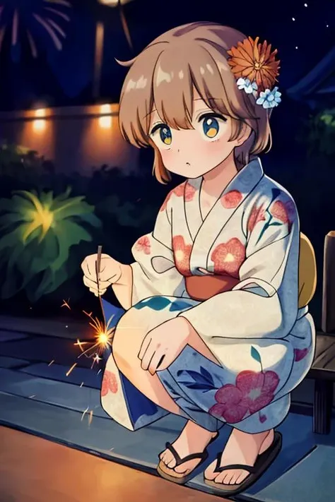 Holding fireworks