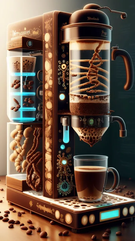 <lora:ScienceDNAStyle:1>ScienceDNAStyle coffee machine, (Masterpiece:1.3) (best quality:1.2) (high quality:1.1)