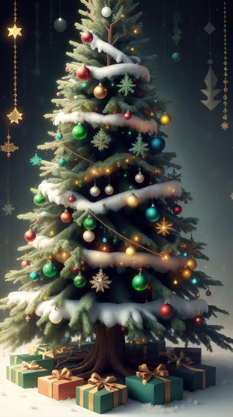 <lora:ScienceDNAStyle:1>ScienceDNAStyle christmas tree, (Masterpiece:1.3) (best quality:1.2) (high quality:1.1)