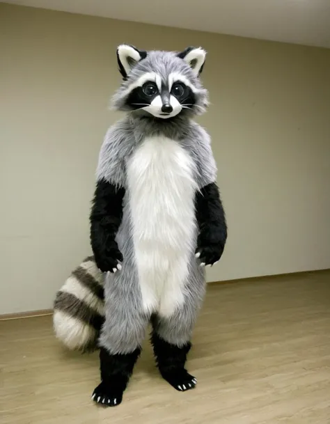 FurryCos, standing, Raccoon