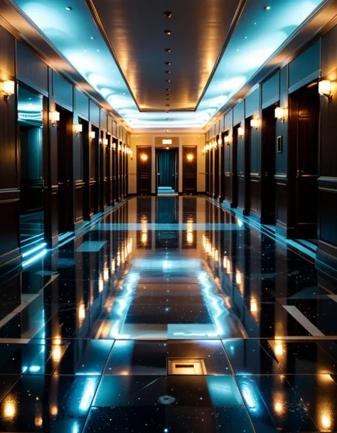 liminal space inside a vacant deserted hotel corridors, windy, moonlight, creaking floors,flickering lights, at midnight,
Masterpiece,best quality,hi res,8k,hi res,8k,award winning,(sharp focus, intricate, highly detailed),