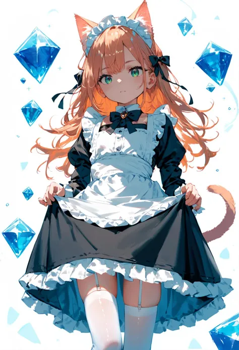 a close up of a person wearing a dress and a cat ears