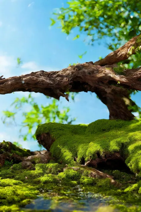 [电商森林场景]moss苔藓场景