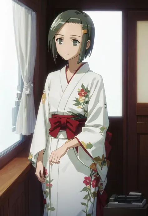 best quality, masterpiece, highres, solo, {hata_ranko_seitokaiyakuindomo:0.90}, {white kimono:1.35}, {red hakama:1.35}, {wide sleeves:1.20}