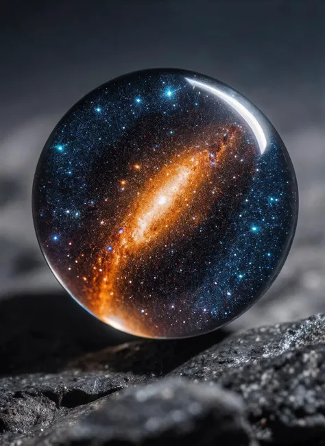 galaxy inside gemstone, (sharp focus:1.2), extremely detailed, (photorealistic:1.4), (RAW image, 8k high resolution:1.2), RAW candid cinema, 16mm,ultra realistic, cinematic film still, subsurface scattering, ray tracing, (volumetric lighting), facets, volc...